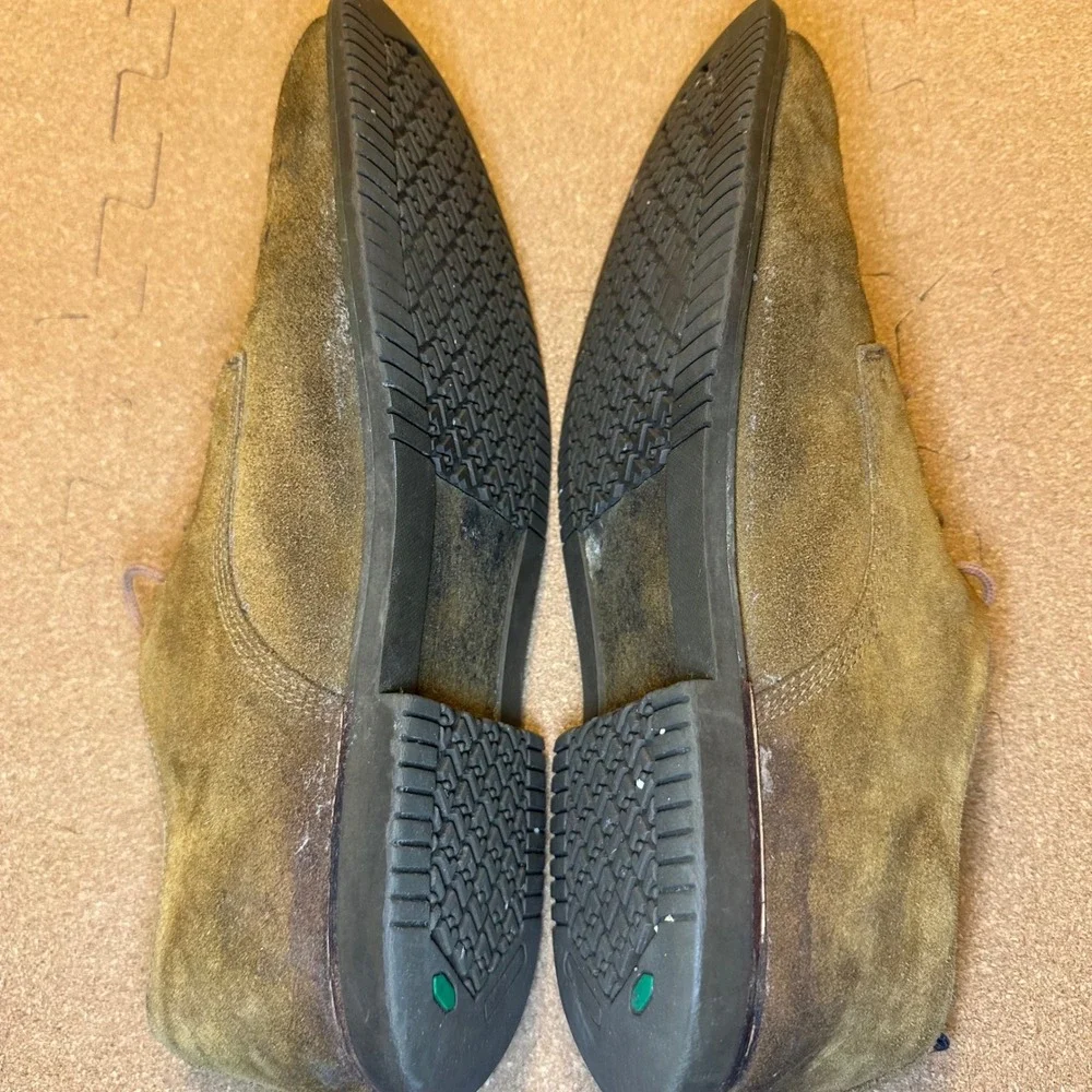 Timberland‎ Earthkeepers Anti-Fatigue Suede Oxfords Mens 12 Olive Green 9249B